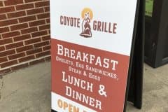 Coyote Grill A Frame