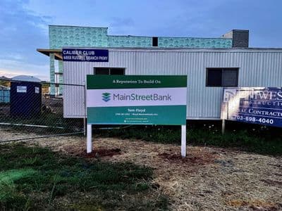 Main Street Bank Russell Parkway Sign