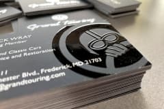 Raised Spot Uv Business Card