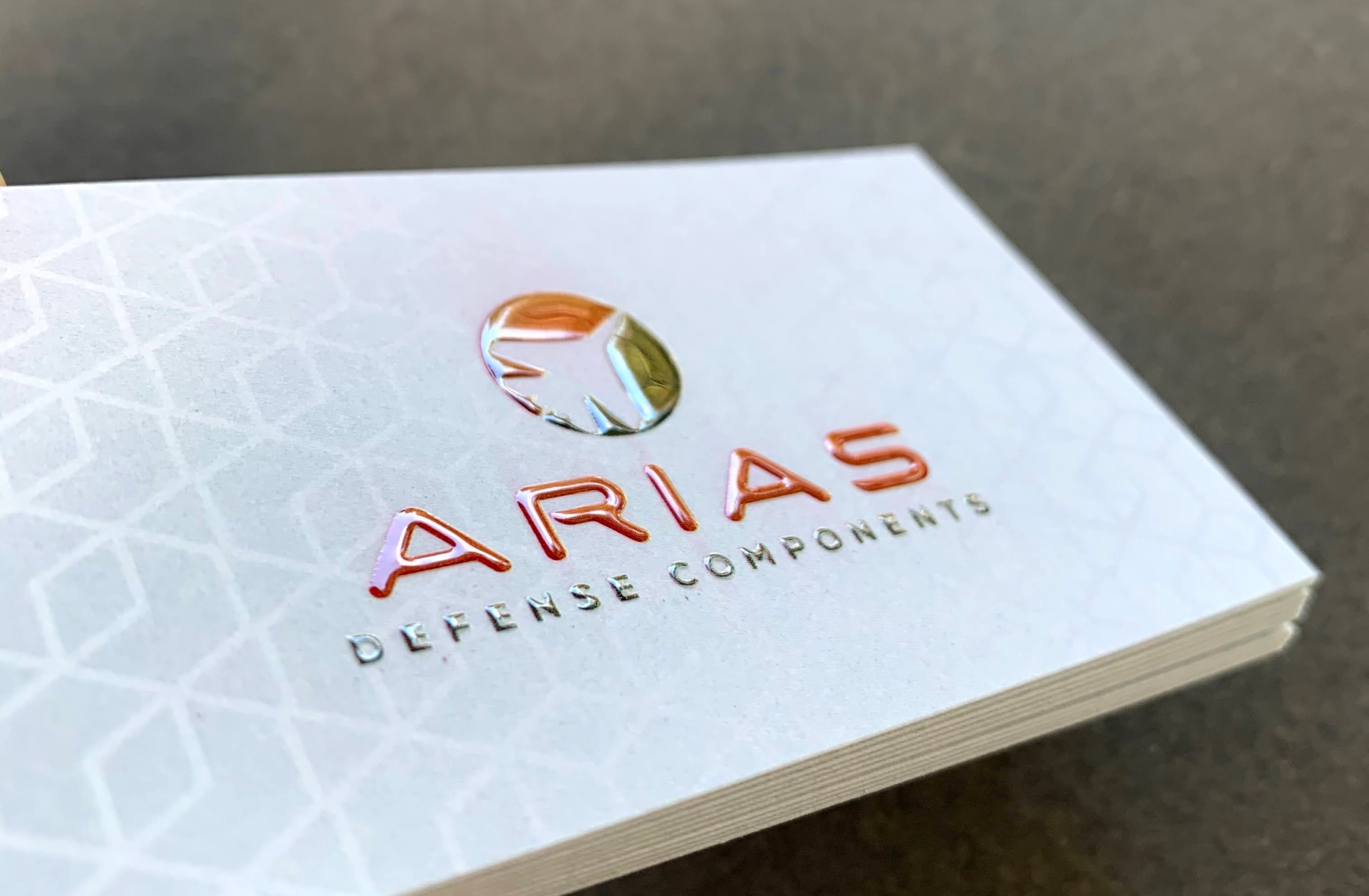 Business Card with Raised UV